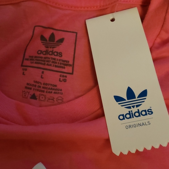 Adidas Pink Boyfriend Los Angeles T Shirt RARE - Picture 3 of 3